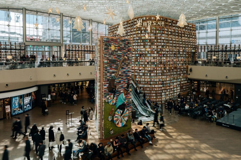 Starfield Library inside COEX Mall, one of Seoul’s most photogenic spots