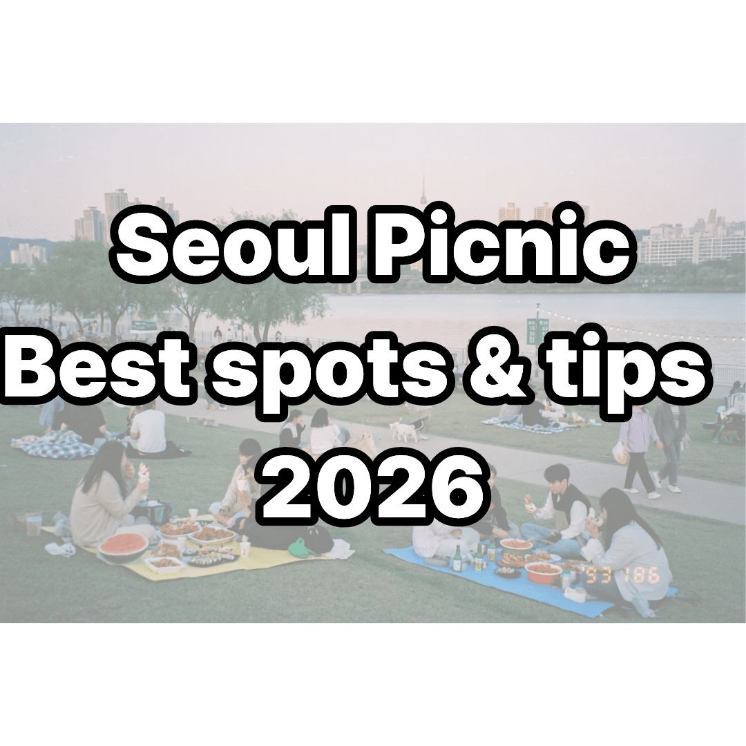 People enjoying a picnic by the Han River in Seoul with beautiful city views 2026